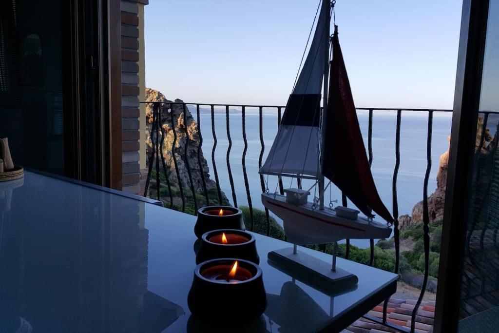 Villa Tanca Piras - Emozioni A Strapiombo Sul Mare!!! Nebida Exterior foto