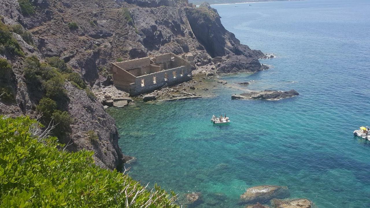 Villa Tanca Piras - Emozioni A Strapiombo Sul Mare!!! Nebida Exterior foto