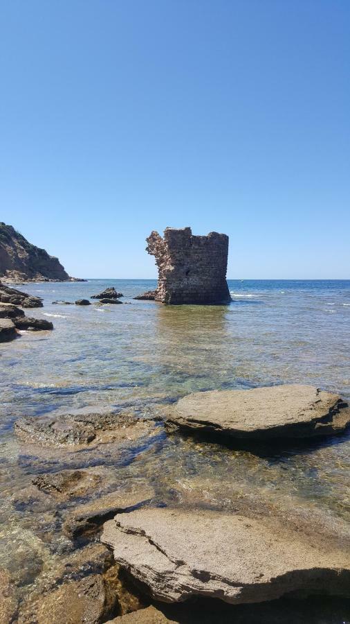 Villa Tanca Piras - Emozioni A Strapiombo Sul Mare!!! Nebida Exterior foto